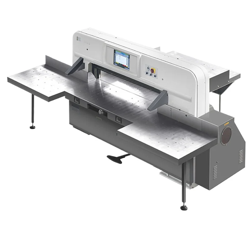 Fully automatic hydraulic programmable paper trimmer y