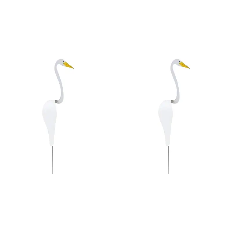 

【FITTING】2Pcs 40CM Swirl Bird Garden Decoration Creative Decorative Duck Spin With The Breeze Home Garden Decor-A