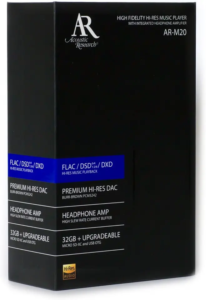 Acoustic Research Ar-m20 Hi-res Portable Music Player 32GB MP3