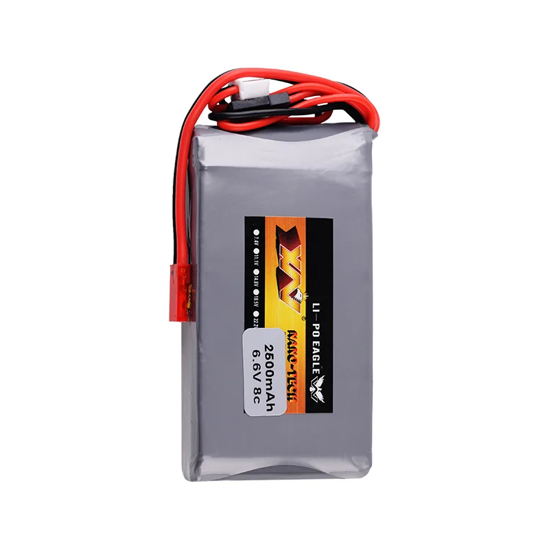 2S 6.6V 8C 2500 mAh แบตเตอรี่ Lipo สําหรับวิทยุ Futaba 14SG 16SZ 18SZ 4PLS T6K RC วิทยุรีโมทคอนโทรลเครื่องส่งสัญญาณ Part 6.6V แบตเตอรี่