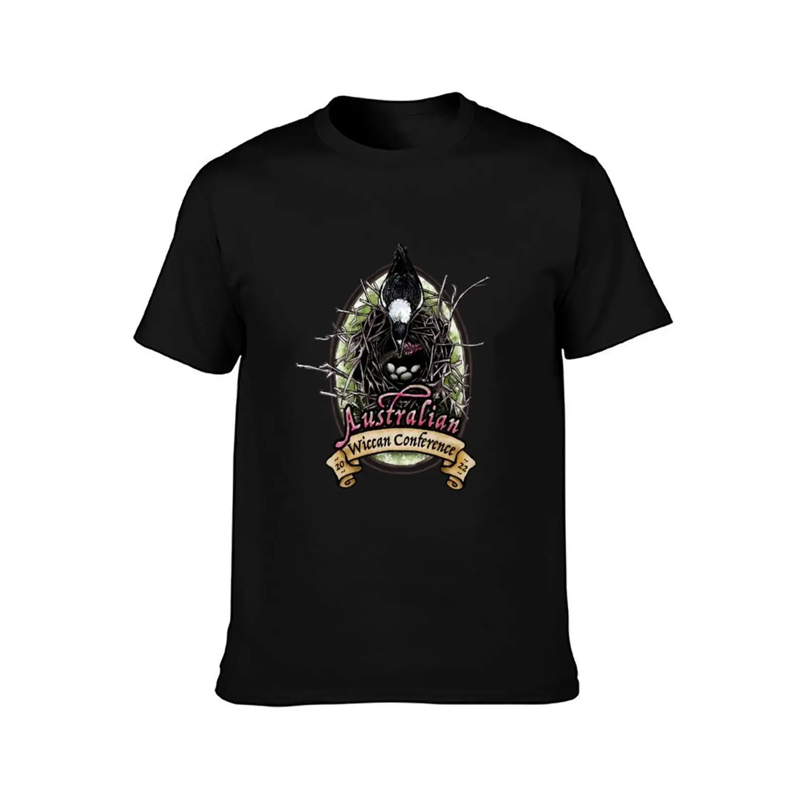 Australian Wiccan Conference 2022 Logo - Colour T-Shirt t shirts for man slim fit T-Shirt