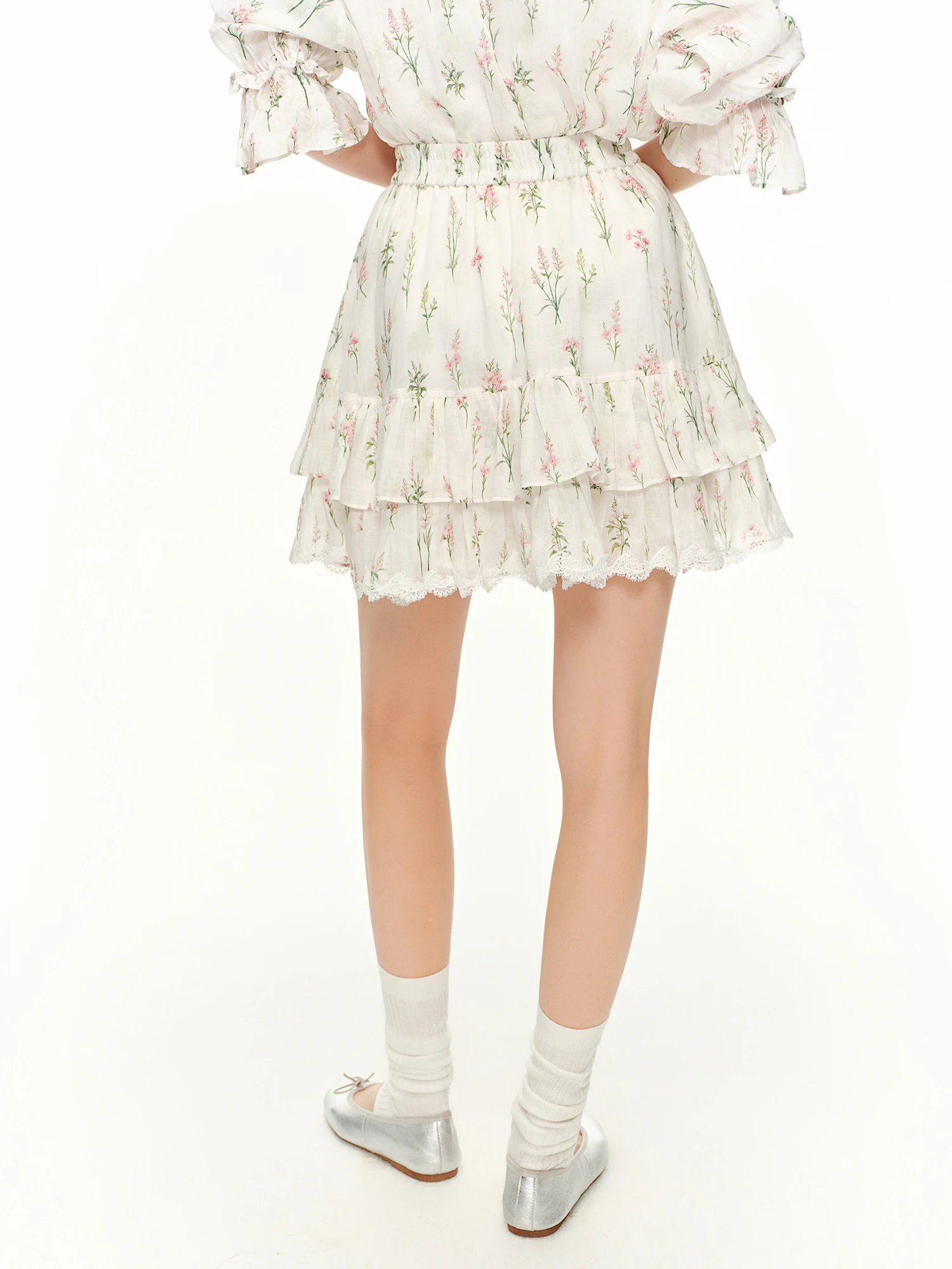 DUSHU 【Breathable Series】Summer Women's Linen Shirt Skirt Set Relaxed Fit Effortless Style Vacation Summer Getaways
