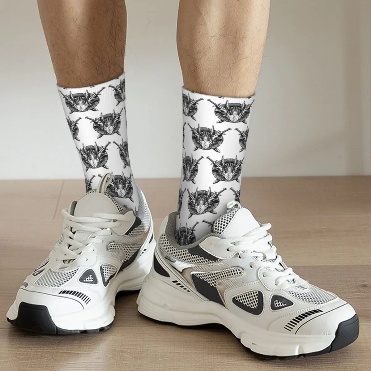 Odin Vikings Viking Legend Socks Harajuku High Quality Stockings All Season Long Socks for Unisex Valentine's Day Gifts