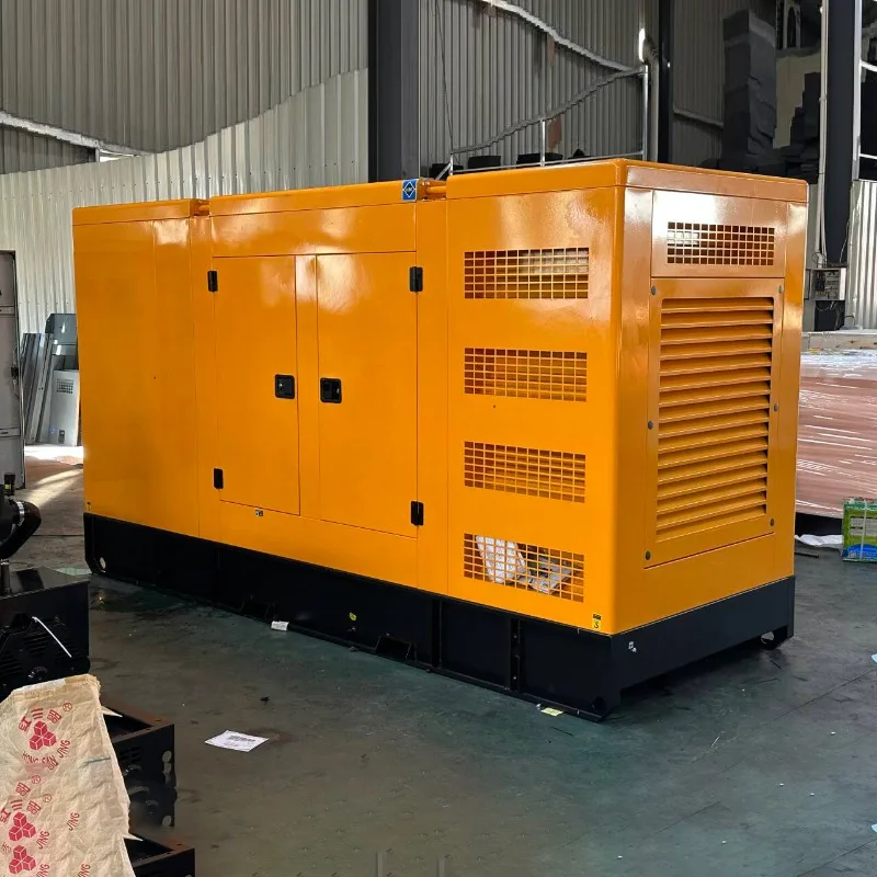 Water Cooled Silent Diesel Generator Brushless Alternator With Automatic Voltage Regulation Cummins Weichai 3 Phase 380V Silent