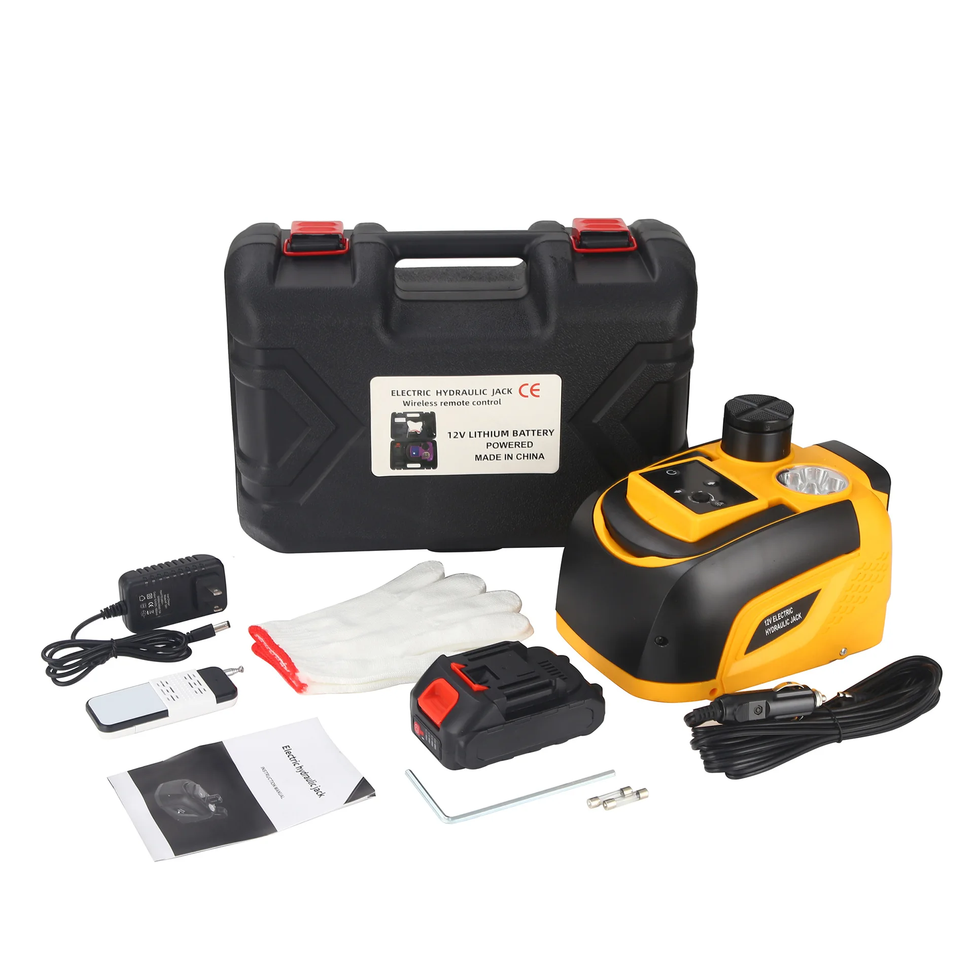 Electric hydraulic jack Off-road version Air pump Three-in-one tire change tool