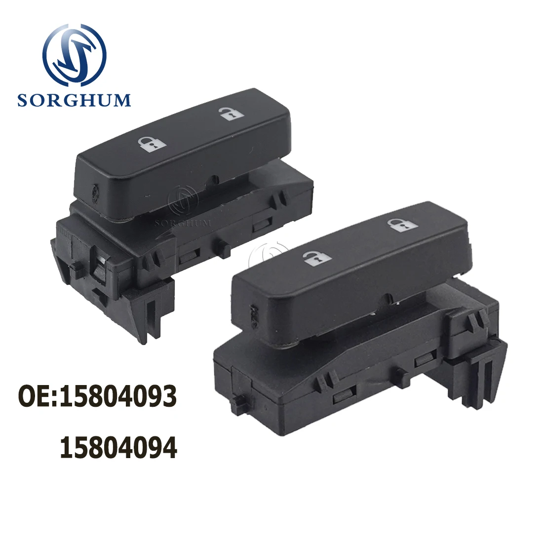 SORGHUM Front Right And Left Door Lock Switch 15804094 15804093 For GMC For Chevrolet Silverado Sierra 2007 2008 2009 2010 -2013