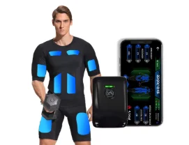 لين ادفع الفرق 2025 رائجة البيع بدلة اللياقة البدنية اللاسلكية EMS لتدريب الجسم بالكامل