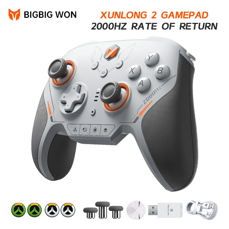 Bigbig Won Blitz2 Tmr Magnetic Variable Resistance Joystick Star Flash Handle Wireless Game Controller Pc Computer Steam Return Rate 2000Hz Two-Person Cod21 Controller Marvel Battle Converter