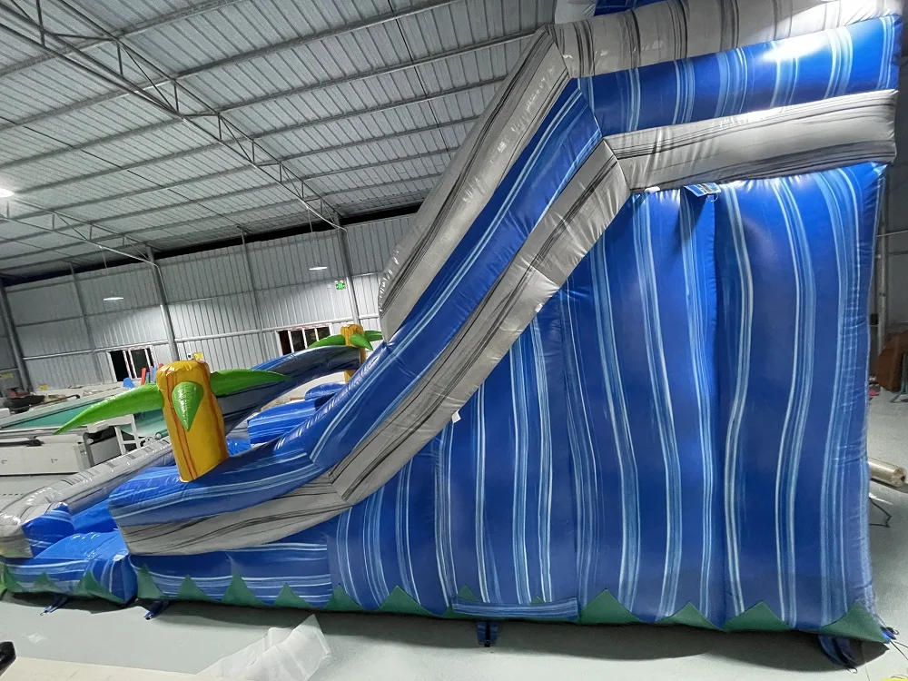 حار بيع التجاري PVC نفخ المياه الشريحة العملاقة نفخ المياه الشريحة للبالغين