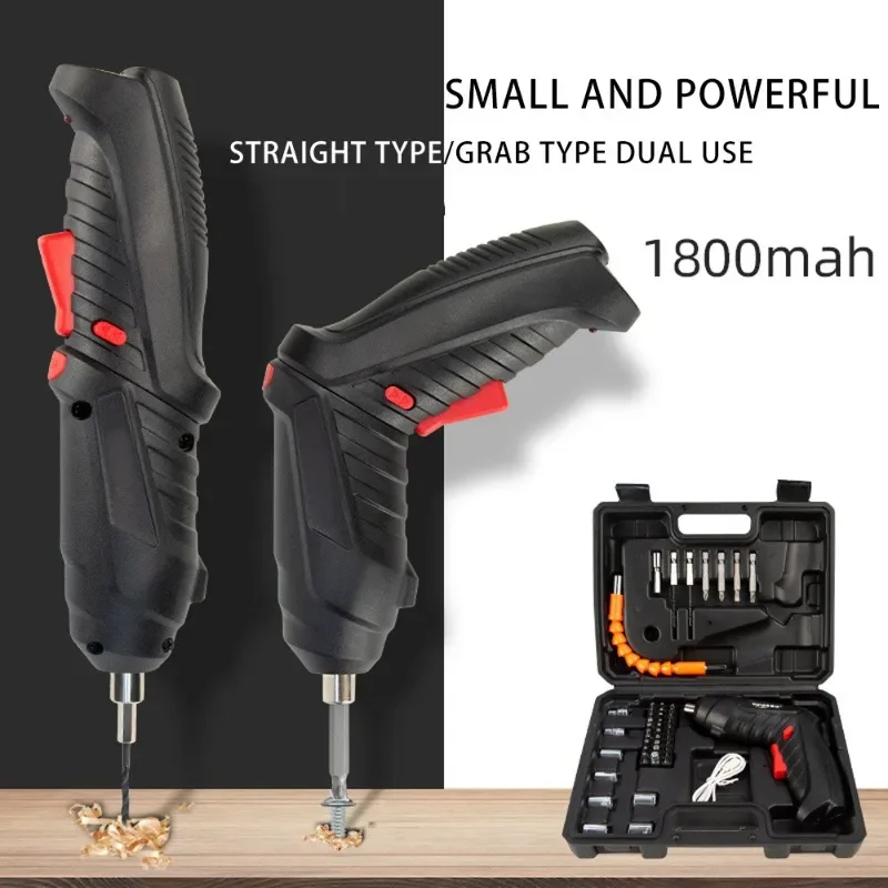 New Cordless Electric Screwdriver Rechargeable Lithium Battery Mini Impact Drill 3.6V Power Tool Set Home Portable Repair Tool