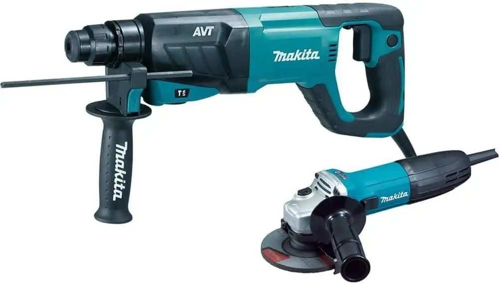 Makita HR2641X1 SDS-PLUS 3-Mode Variable Speed AVT Rotary Hammer with Case and 4-1/2