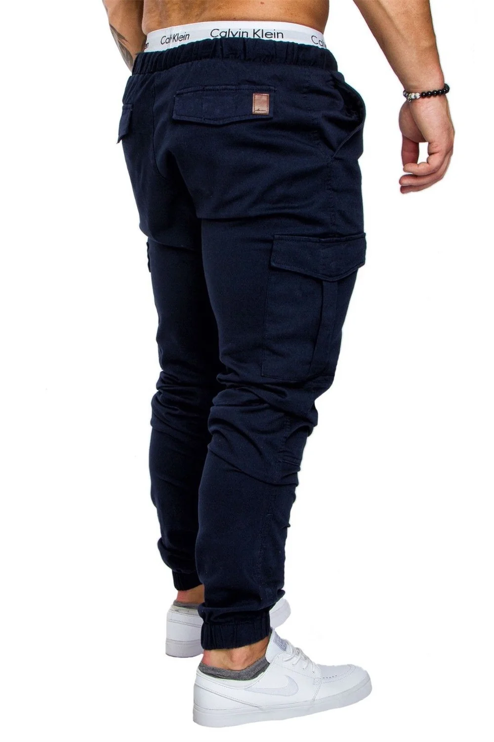 S-5XL neue Werkzeug Multi Pocket Hose Herren Cargo hose gewebter Stoff lässig Safari-Stil Jogger Männer