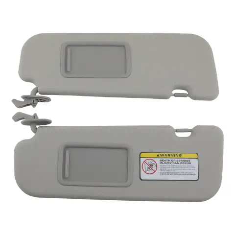 Visera solar para conductor izquierdo y pasajero derecho con espejo para Hyundai Veloster 2012-2015