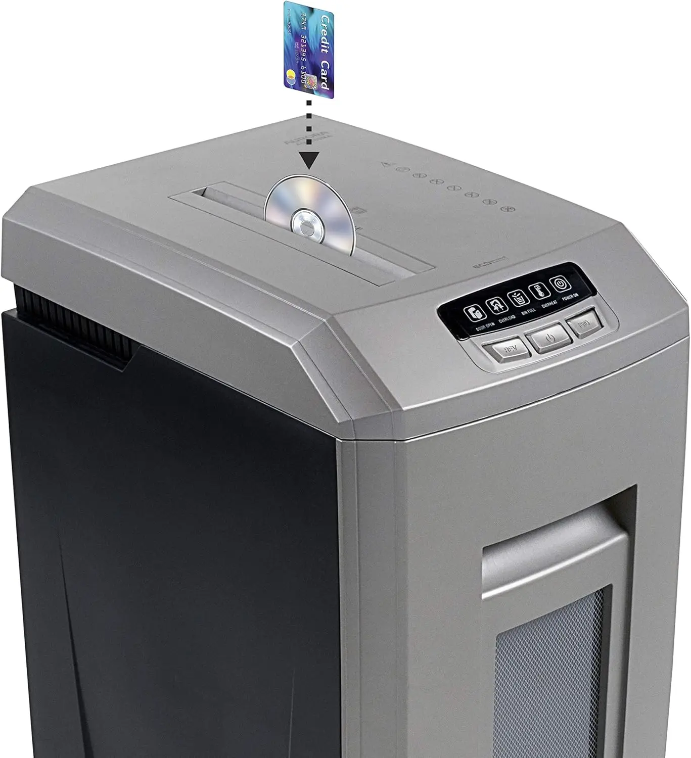 AU1580MA Professional Grade High Security 15-Sheet Micro-Cut Paper/CD and Credit Card Shredder, 60 Minutes Continuous Run time