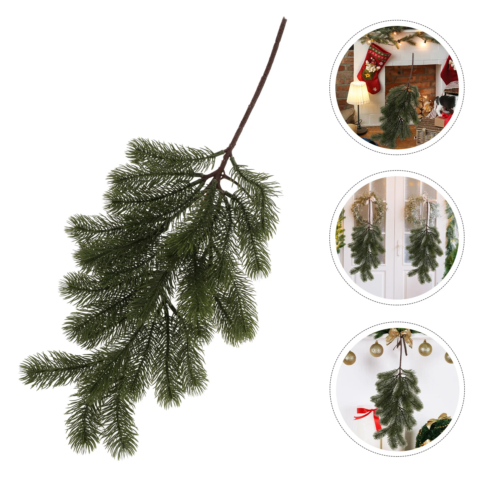

Christmas Decoration Teardrop Swag Artificial Pine Upside Down Tree Wall Hanging Holiday Indoor Decor Xmas Door Swag