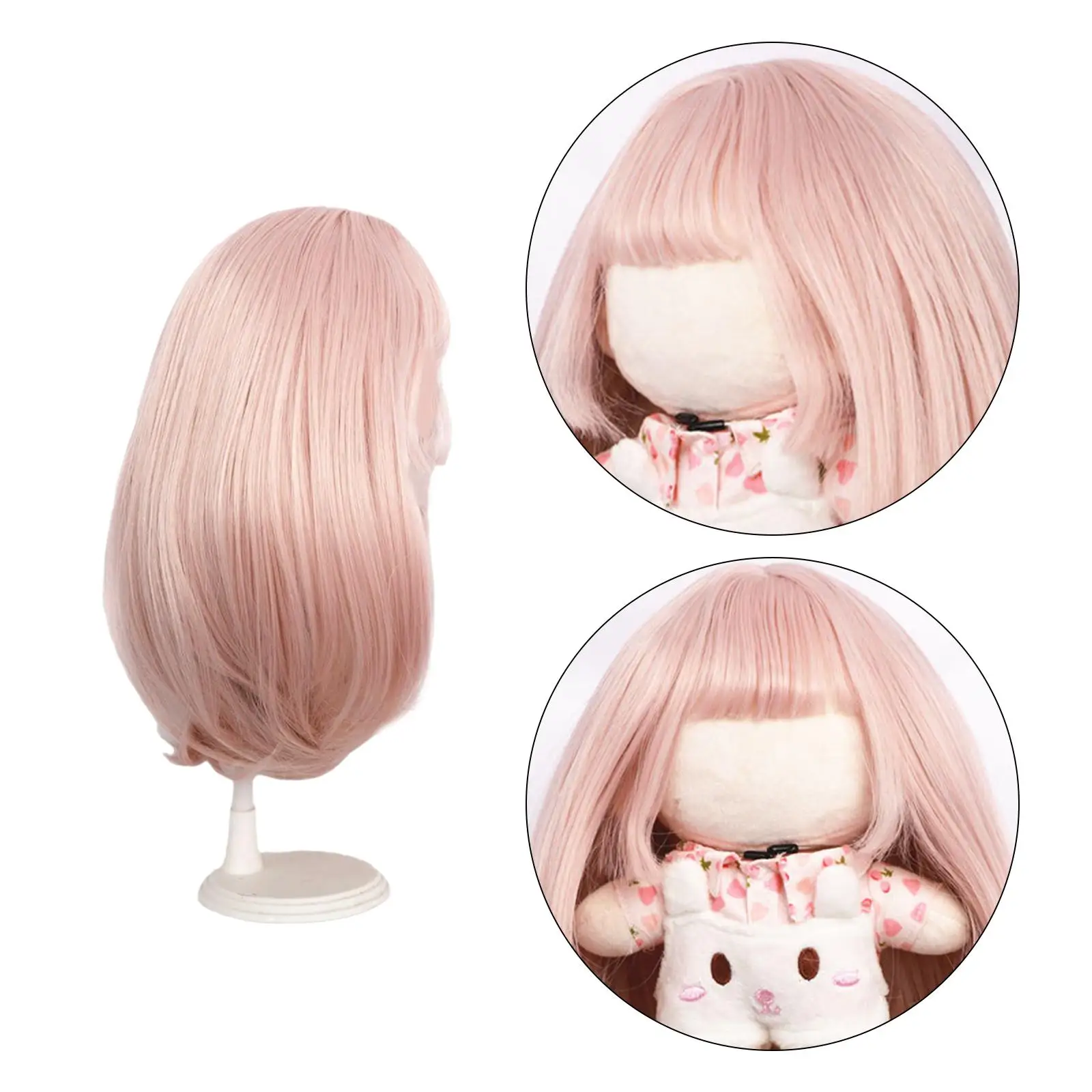 

Doll Hair Wig High Temperature Silk Doll Decor Sturdy Doll Accessories Parts Doll Figure Wig Wig Doll Replacement Doll Wig Long