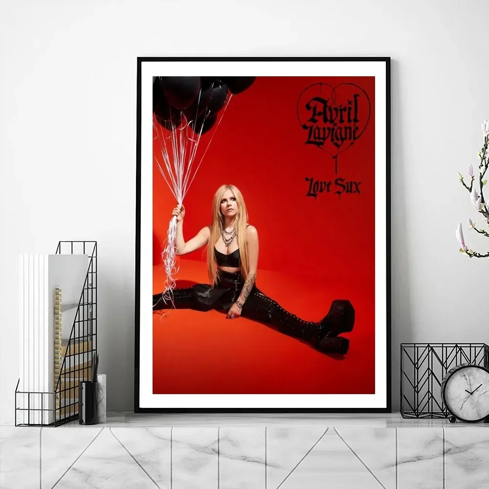 Avril Lavigne Poster Gallery Prints Painting, Canvas Pictures, Living Room Sticker, Love, Sux Singer