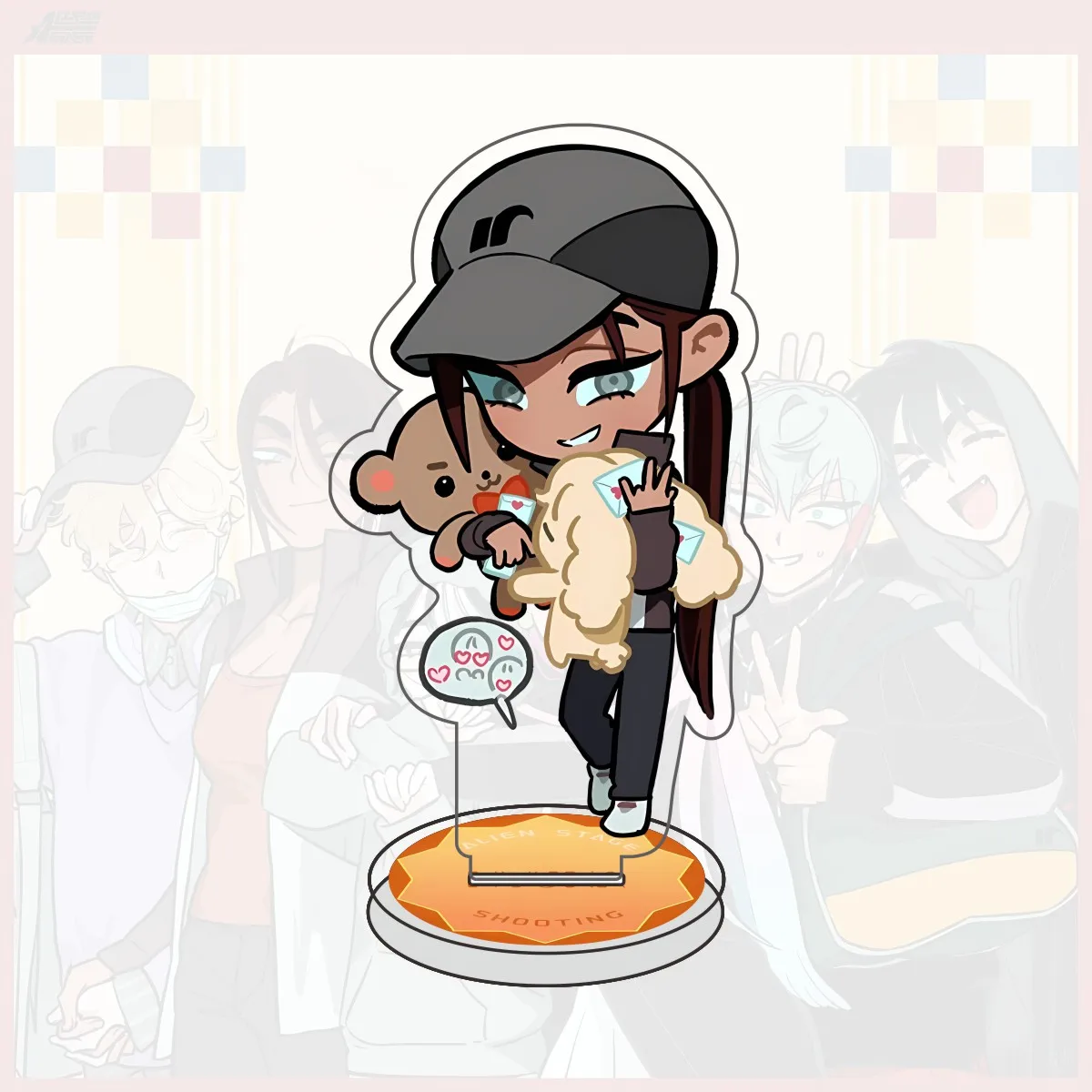 أنيمي الغريبة المرحلة إيفان و تيل هدية دمى أشكال الاكريليك حامل نموذج عمل الشكل حلية اكسسوارات نماذج سطح المكتب الحلي #6