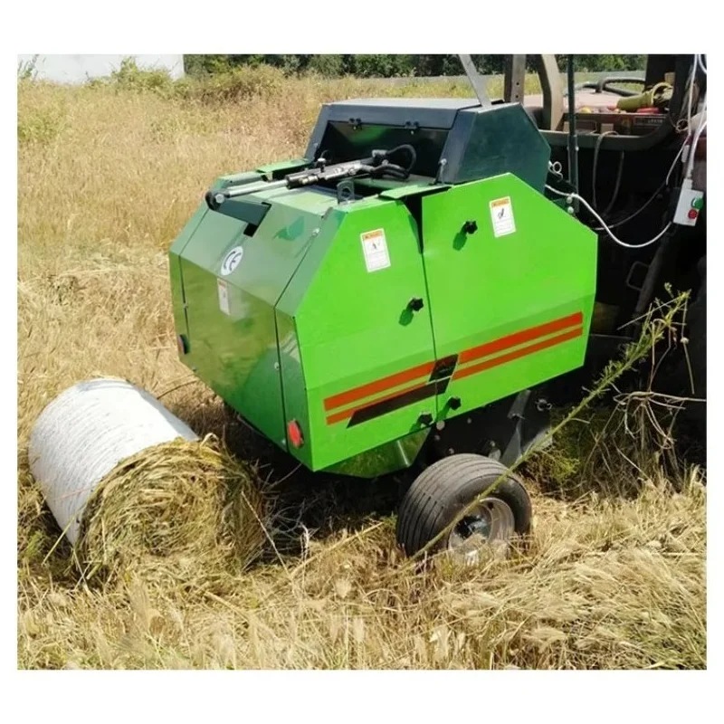 Customized Net Wrap Hay Baler Machine Factory Direct Supply Farm Grass Straw Automatic Packing Equipment