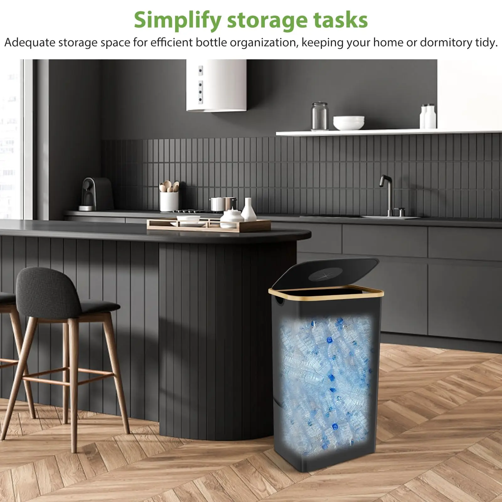 100L المنزل زجاجة مشروبات سلة التخزين مع غطاء طوي الملابس القذرة سلة سلة الغسيل أكسفورد تخزين ملابس دلو