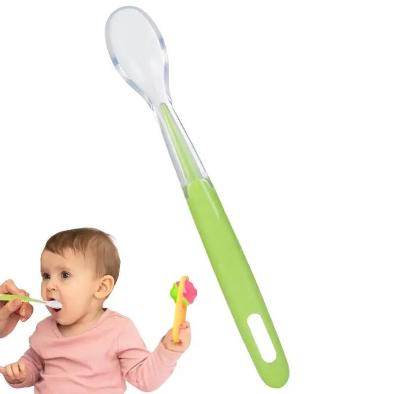 Feeding Spoons For Children Food-Grade Silicone Spoon For Kids Scoop Spoons Serving Spoon Food Supplement Children's Eating