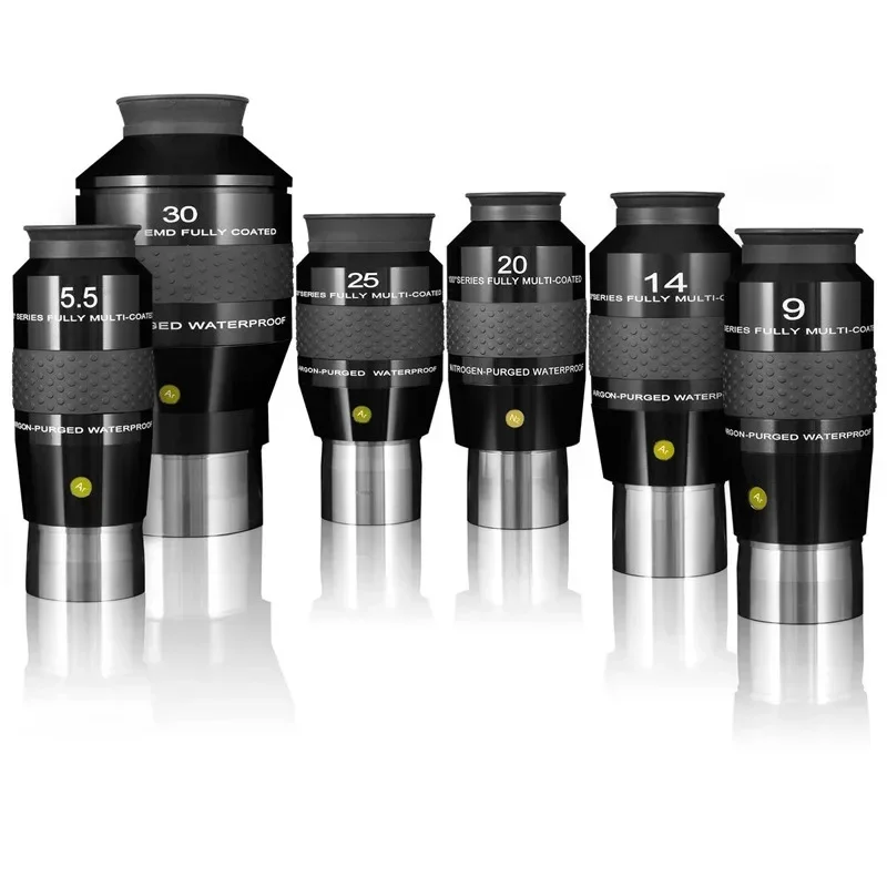 Discovery Astronomical Telescope 100 ° Ultra Wide Angle 2/3 Inch 5.5/9/14/20/25/30mm Waterproof Eyepiece