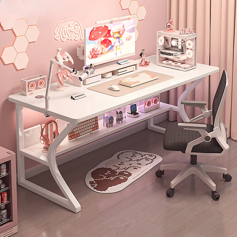 

Host's esports desk, chair, home computer desk, simple rectangular desk, study desk