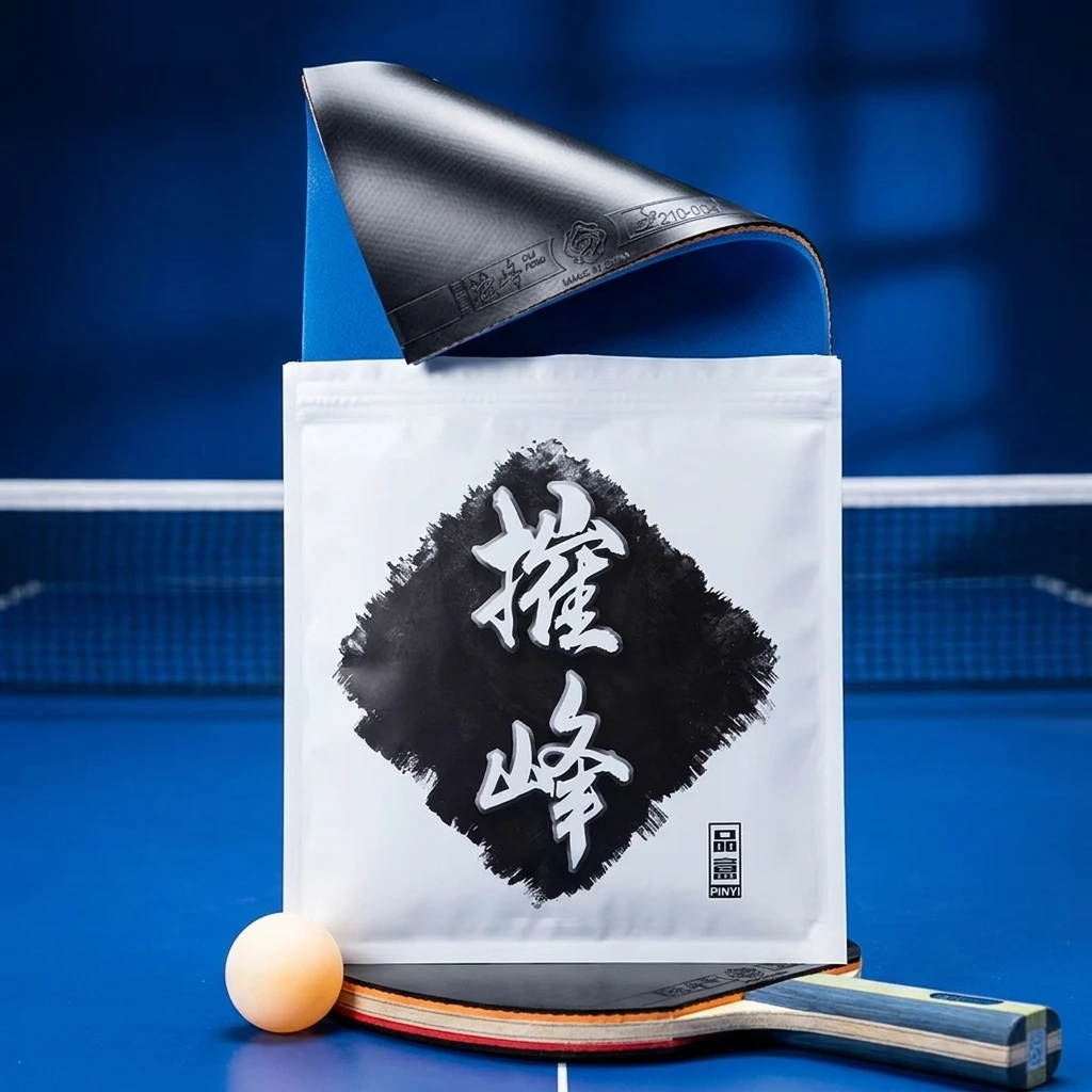 PINYI Cui Feng /ZhenHai Blue Sponge Table Tennis Rubber High-density Viscous Glue-Free Sleeve Adhesive Designed for Forehand