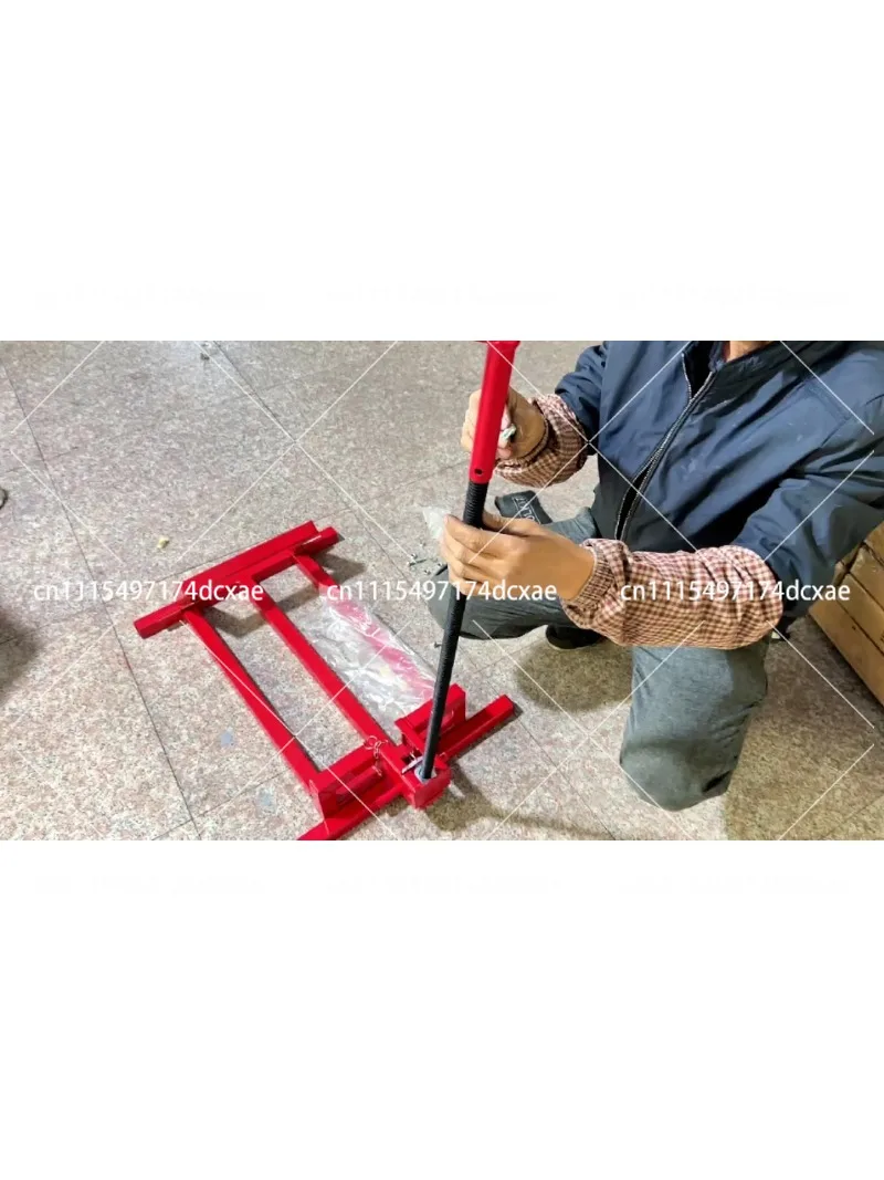 Heavy Duty Lawn Mower Repair Stand & ATV Jack - Universal Workshop Scissor Lift for Motorcycle and Garden Tool Maintenance