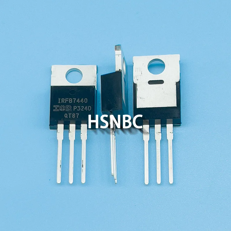 10Pcs/Lot IRFB7440PBF IRFB7440 FB7440 TO-220 40V 120A MOSFET N-Channel Power Transistor 100% New Imported Original