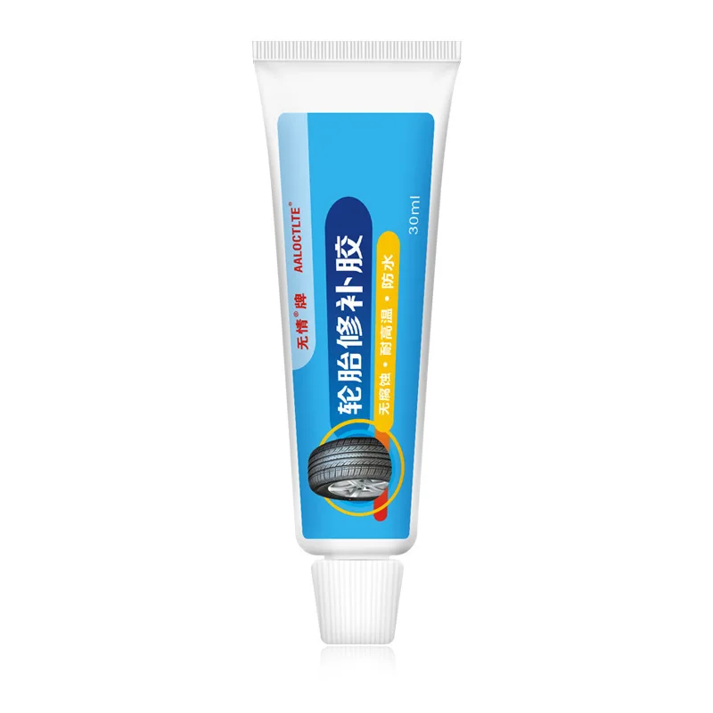 30ml Tire Repair Glue Liquid Strong Rubber Glues Black Rubber Wear-resistant Non-corrosive Adhesive Instant Strong Bond Leather