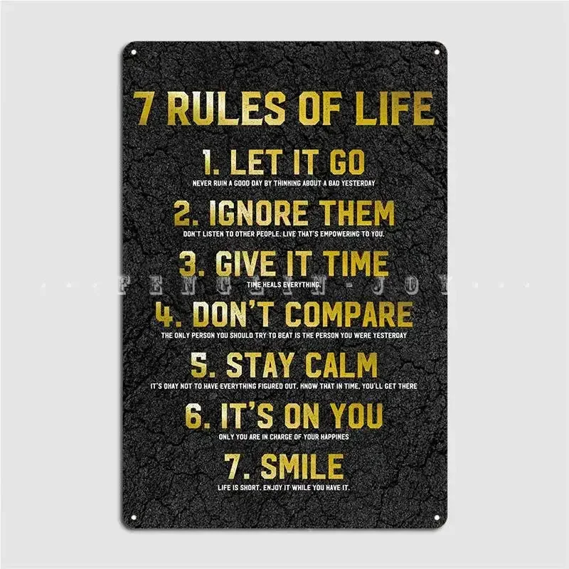 7 Rules Of Life Met… - image