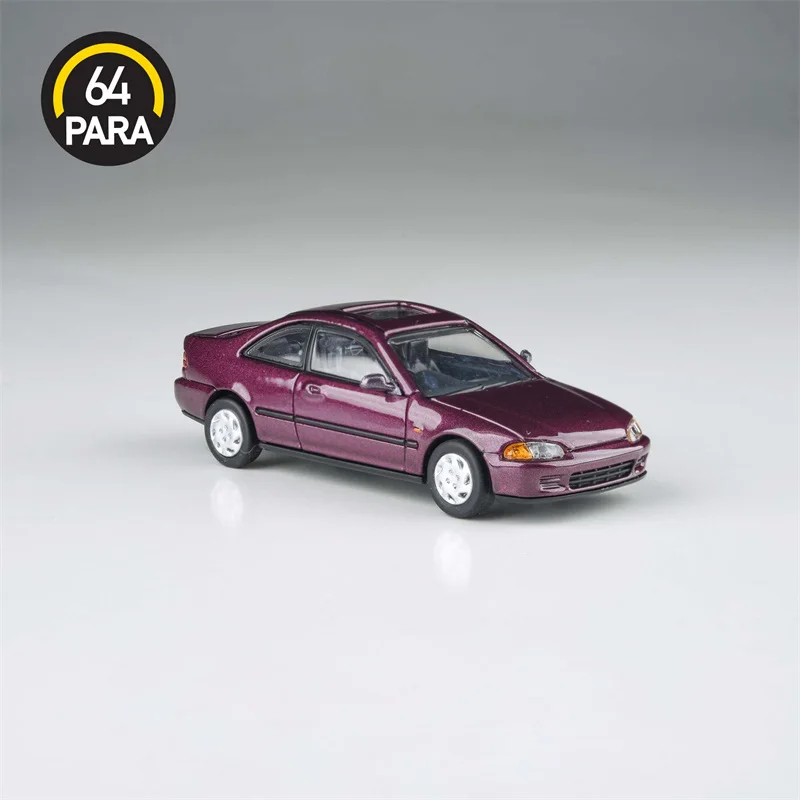 **Pre-Order** Para64 1:64 De Tomaso Civic Coupe EJ1 Camellia Red Diecast Model Car