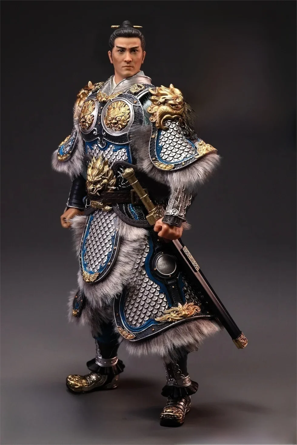 MaChao 1/12 Scale Action Figure by FIGLAND MengQi 6 Inch PVC Collectible Three Kingdoms Anime Model Desktop Decoration Gift