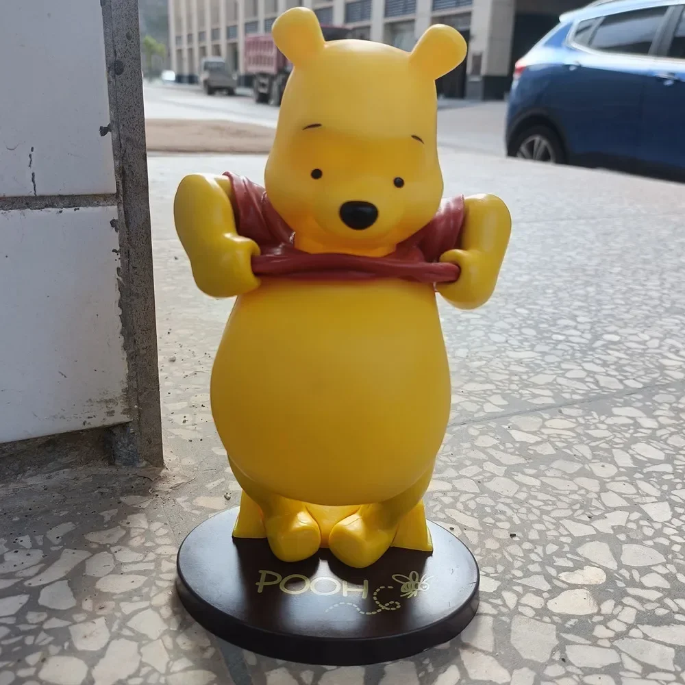 20cm Classic anime Winnie the Pooh bear action figure PVC statue doll big belly bear collection model home decor kids gift toy