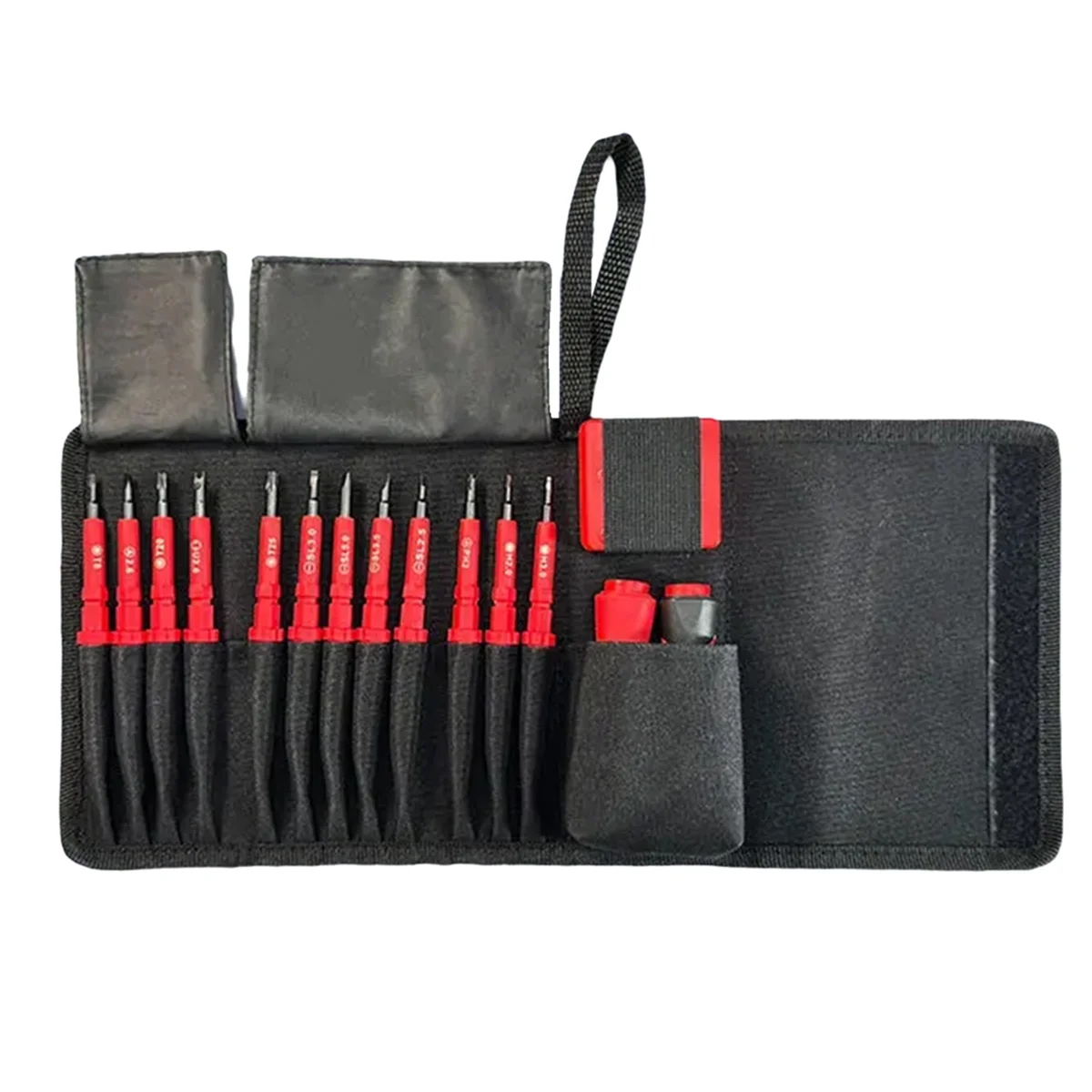 

Electrician Multifunctional Insulated Screwdriver Set 15 in 1 Pressure- and Flat Head Plum Screwdriver