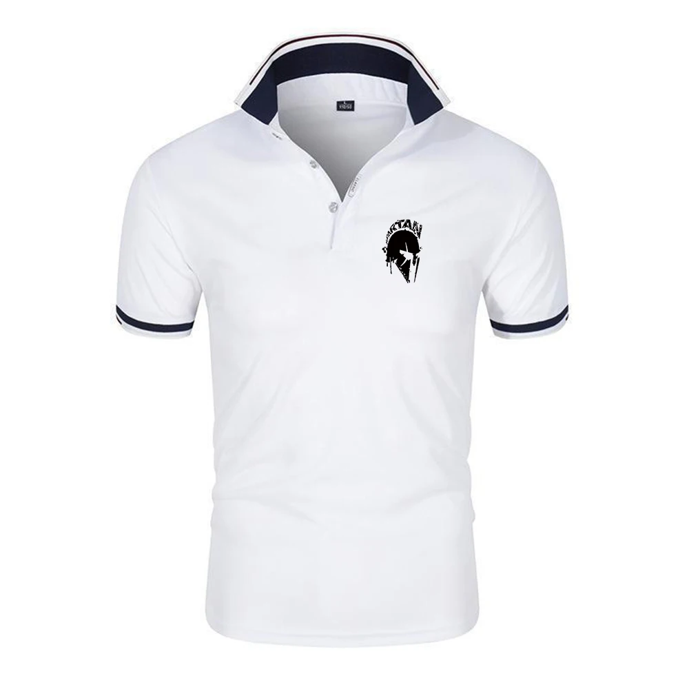 Retro Spartan The new men's Polo is suitable for wearing with summer cotton shirts, providing comfortable and lightweight wear.
