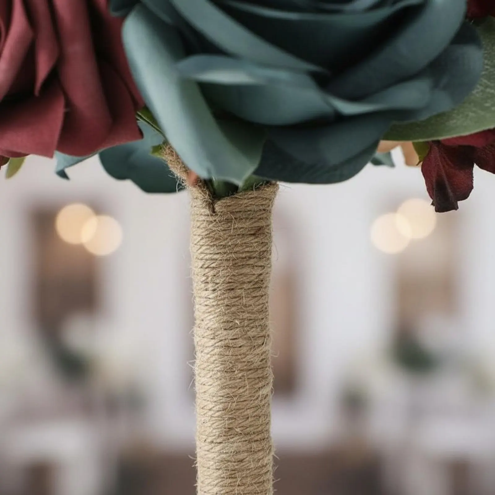 Bridal Holding Flower Arrangement Realistic Look Faux Flower Flower Arrangement Silk Floral Centerpiece Romantic Artificial