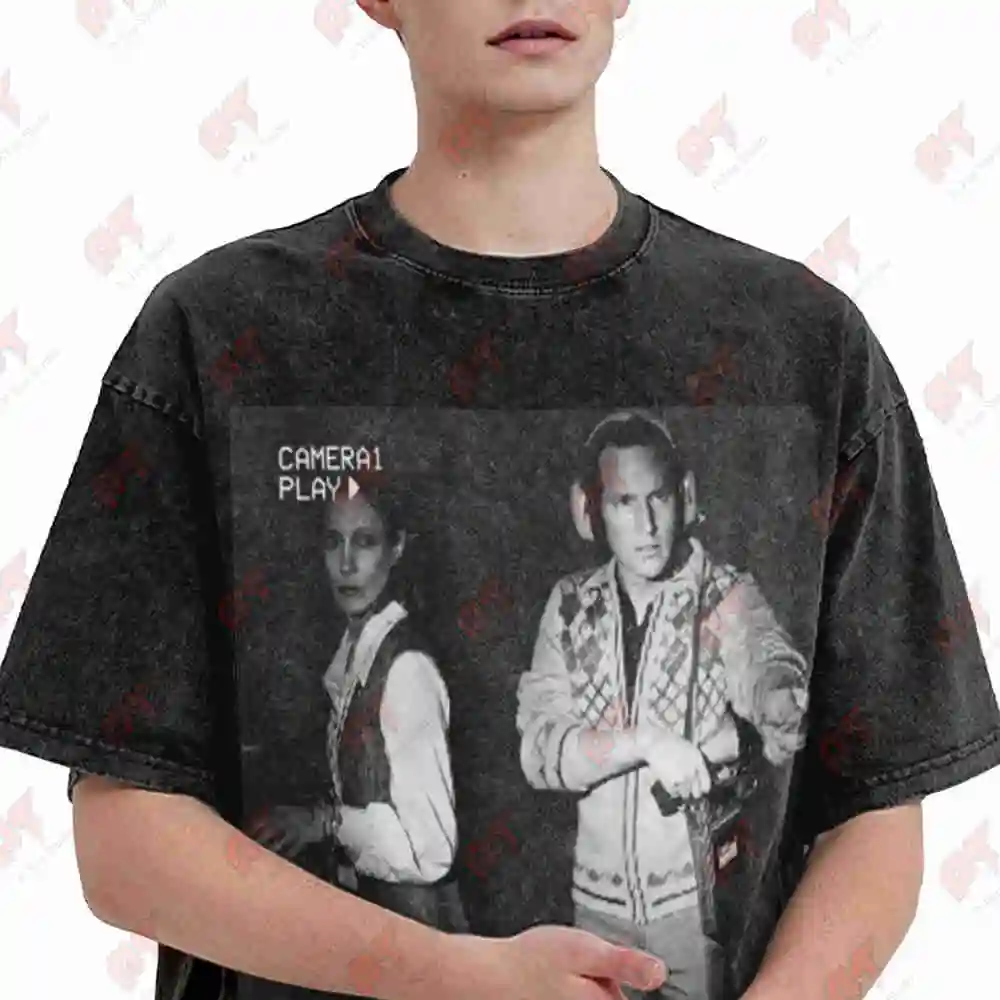 Conjuring Universe Lorraine Warren Ed Annabelle Valak Vintage Washed Tee Pure Cotton T-Shirt