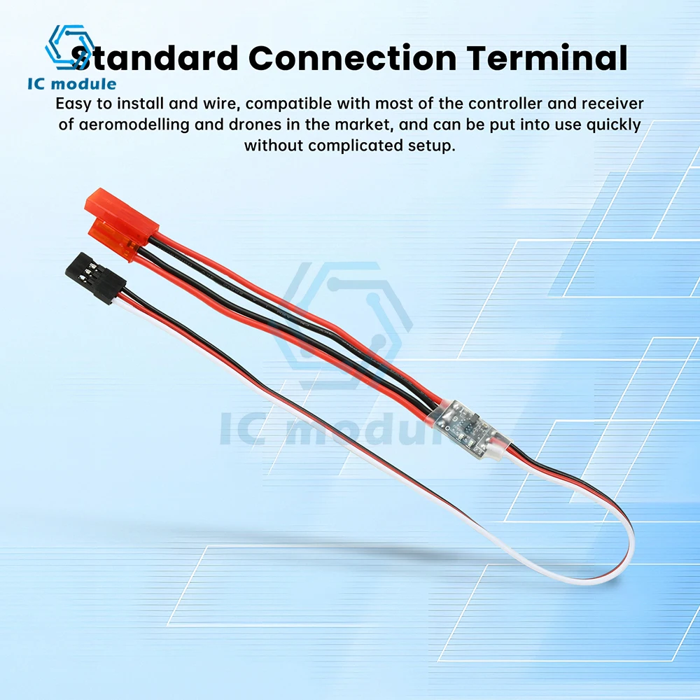 

8A-17A High Current RC Switch 3V-30V Aerial Model Plant Protection RC Drone Water Pump PWM Signal Control