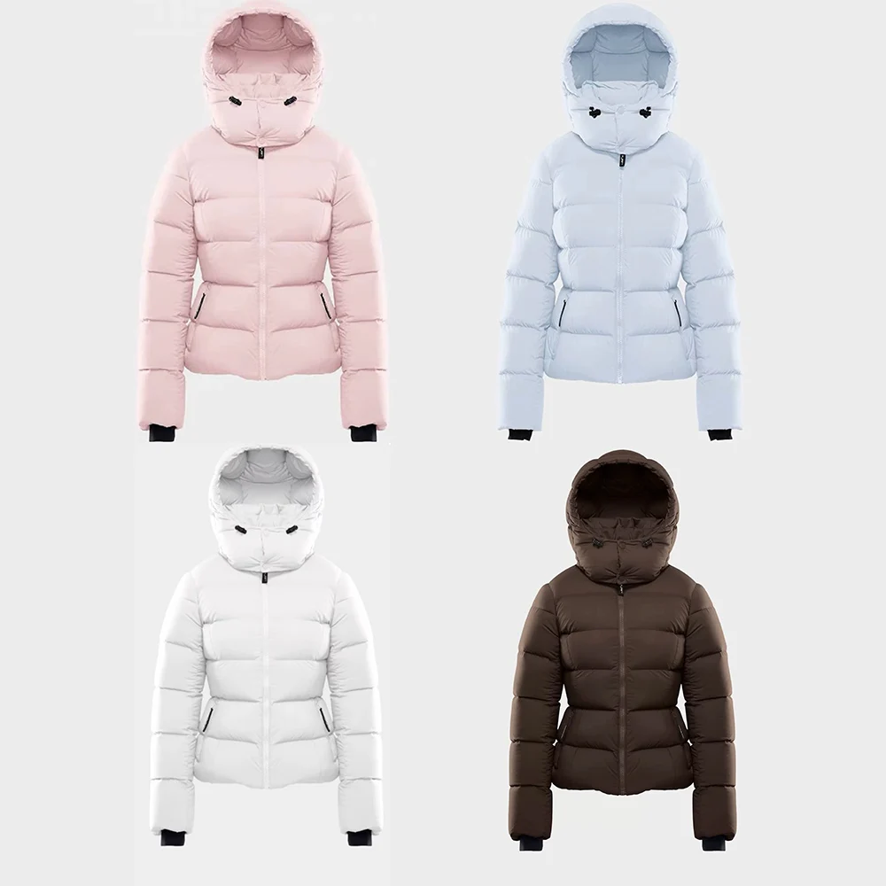 

Женская зимняя куртка Aritzia Supersnug Puff из гусиного пуха, теплая, объемная, приталенная, в корейском стиле, для повседневной носки