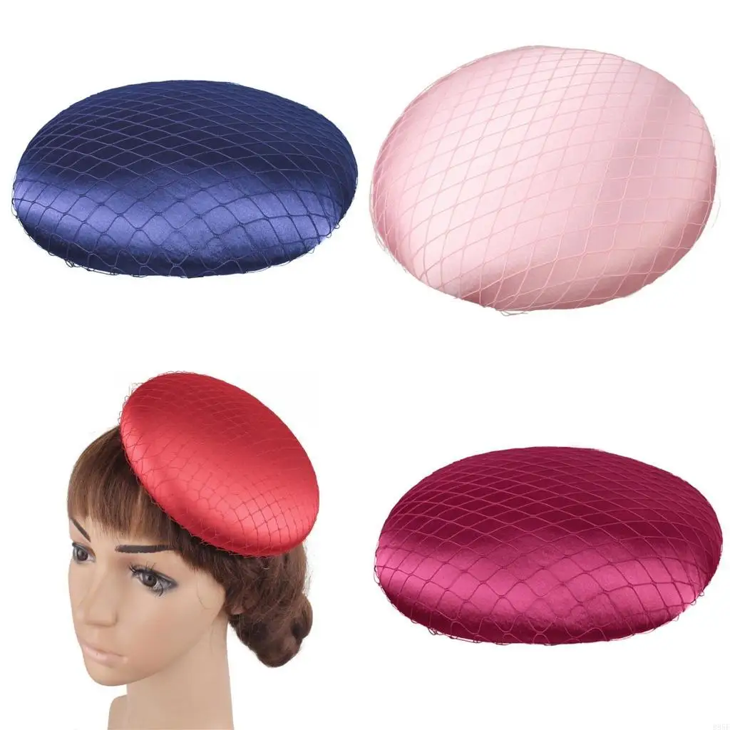 

B95F Luxury Millinery Fascinator Base 15cm For Bridal Party DIY Hair Accessories