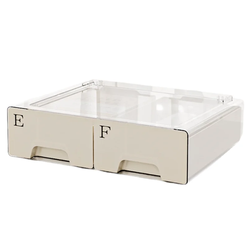

BAAR-Multifunctional Cosmetic Storage Box High-End Feel Dust-Proof Drawer Transparent Storage Large Capacity B