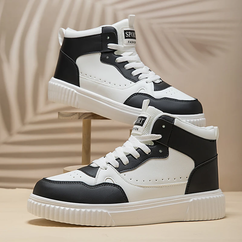 أحذية تزلج عالية الجودة باللون الأحمر للجنسين، أحذية تزلج رجالية خفيفة الوزن، أحذية رياضية كاجوال جلدية مريحة للنساء، أحذية رياضية #4