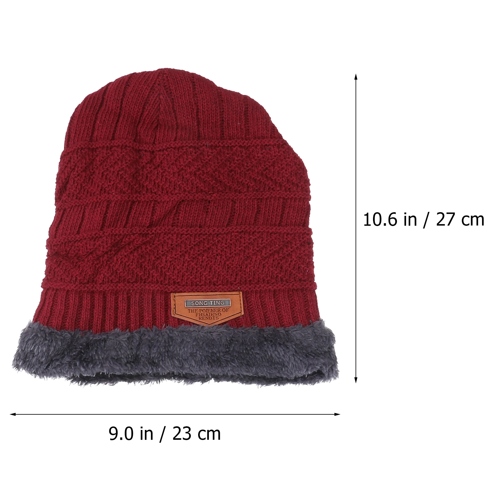 

Hat Scarf Set Knitted Caps Warm Beanie Unisex Hats Woolen Ski Winter Kids Fashion Premium Texture Elastic Fit Head Neck Cold