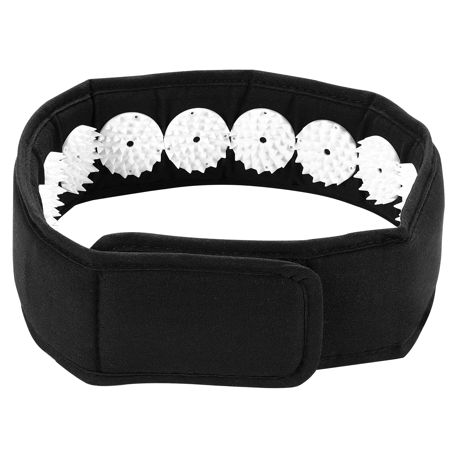 Head Band Acupressure Wrap Stress Relaxation Headband Massager Acupuncture Belt Black