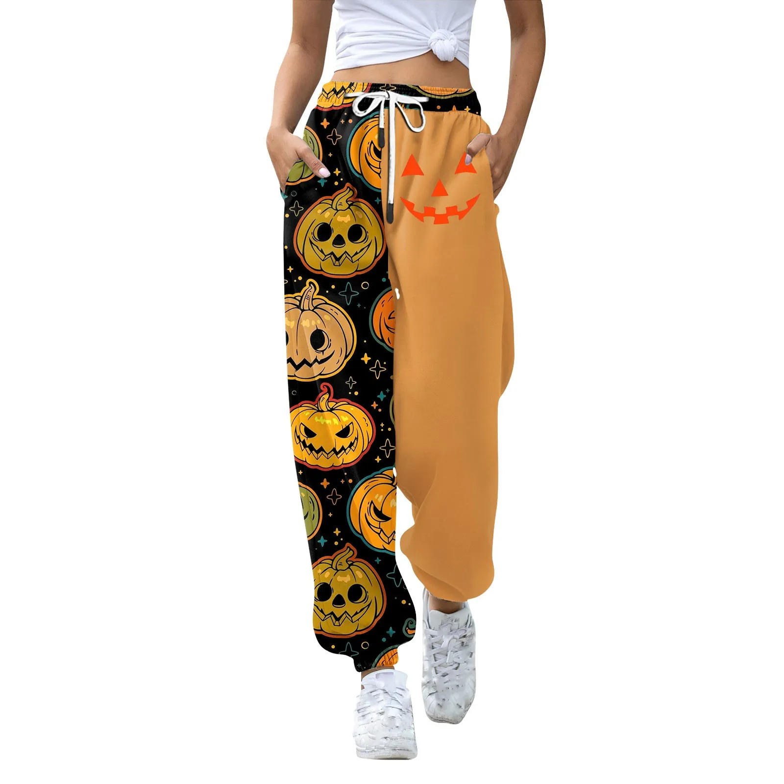 Women'S Casual Fashion Sweatpants Halloween Printed Casual Pants Pantalones De Mujer CalçA Pantalona Feminina Pants For Women