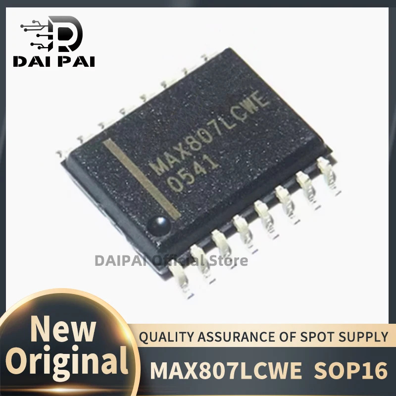 (10Pcs/Lot) 100% New original MAX807LCWE MAX807LCW MAX807 SOP16 Chipset