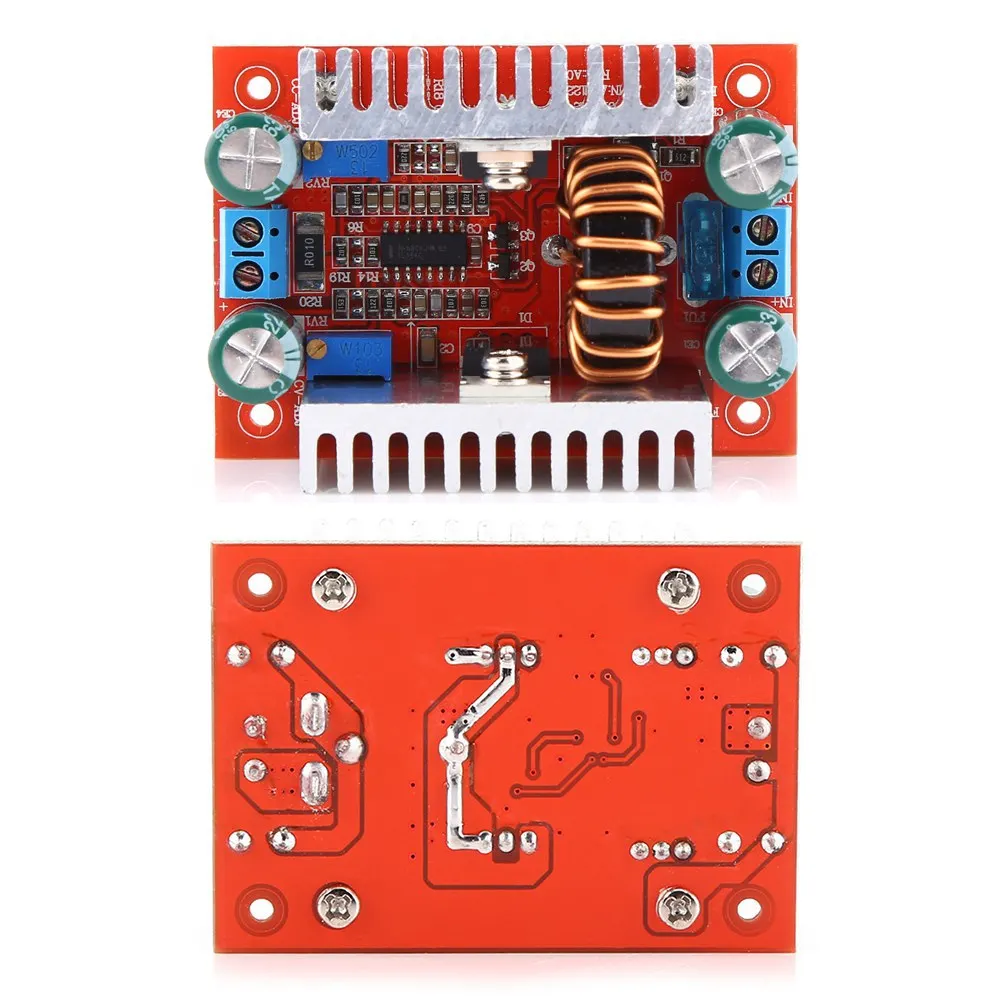 DC 400W 15A Step-up Boost Converter Constant Current Power Supply LED Driver 8.5-50V to 10-60V Voltage Charger Step Up Module