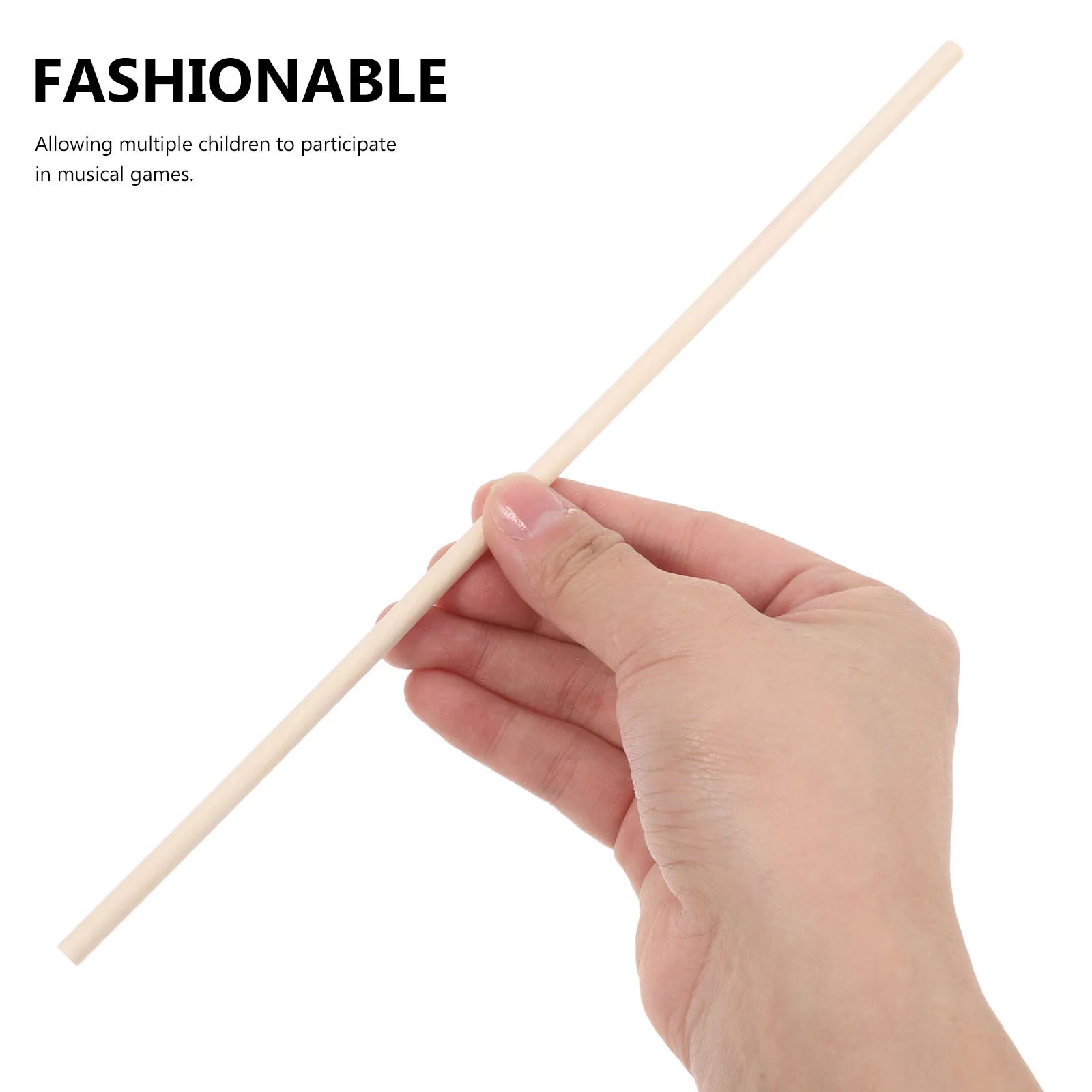 50 قطعة إيقاع العصي الخشب قضبان خشبية مستديرة صغيرة أفخاذ الصلبة الآلات الموسيقية المبتدئين الفصول الدراسية قرع مجموعة #5